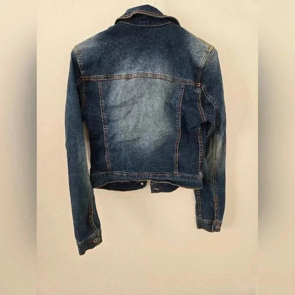 Ecko Red Eckored Womens Denim Stonewashed Jacket Size Extra Small XS - Picture 3 of 6